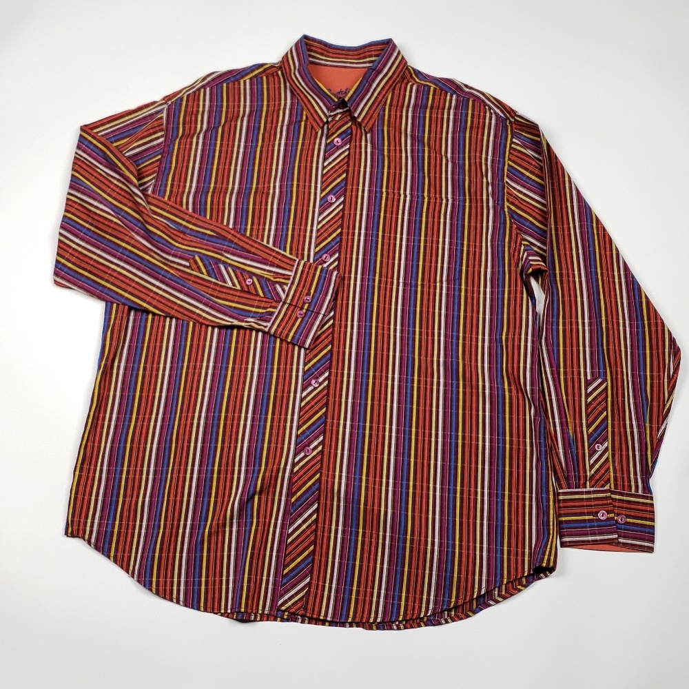 BUGATCHI Uomo Mens Long Sleeve shirt